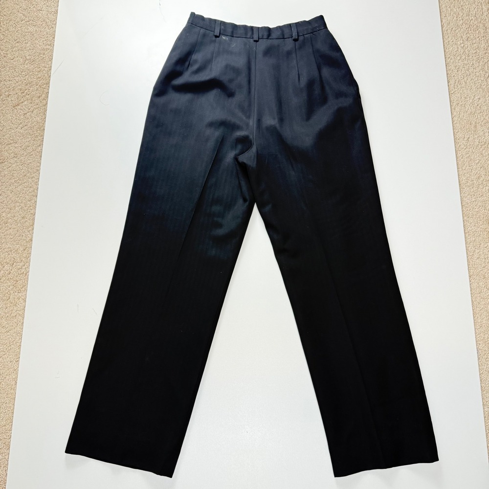 Pendleton Petite Black Virgin Wool Herringbone Pl… - image 6